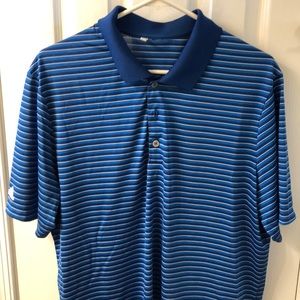 Adidas Striped Polo
